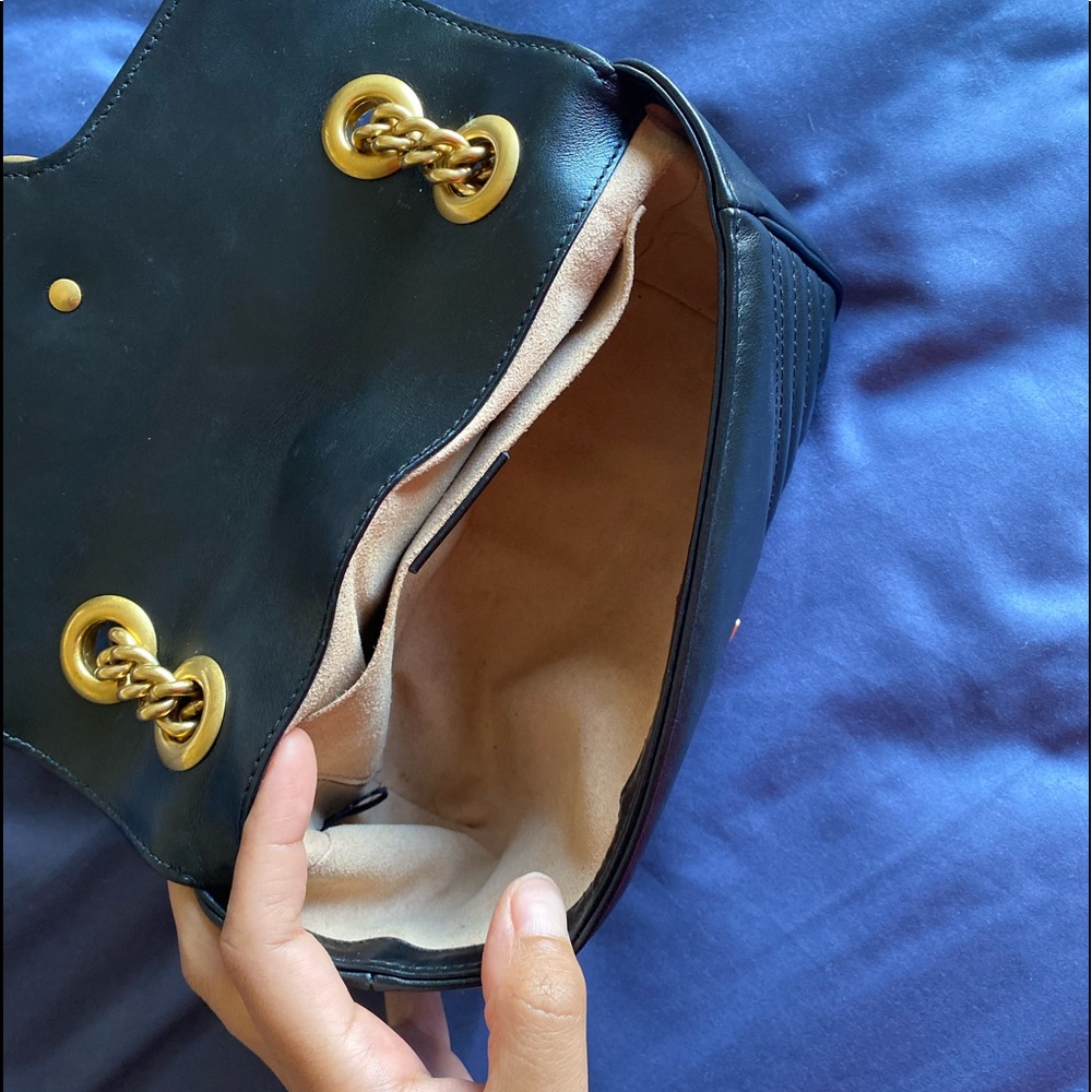 (SOLD TO A LOVELY BUYER) GG Marmont matelassé mini - Picture 7 of 10